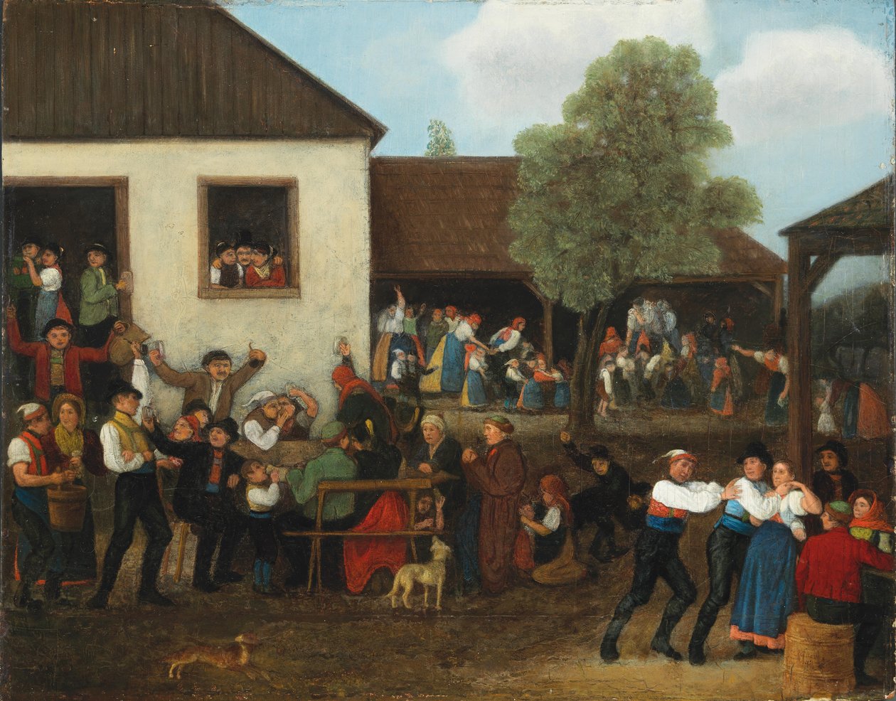 Patronage Fair i landet af Johann Michael Neder