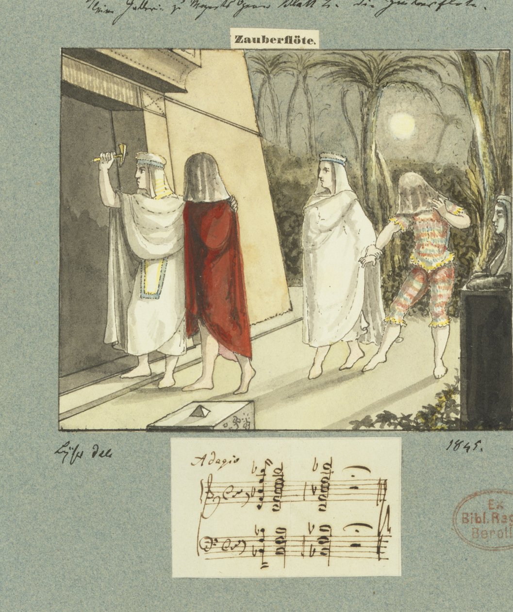 Illustration til Mozarts 