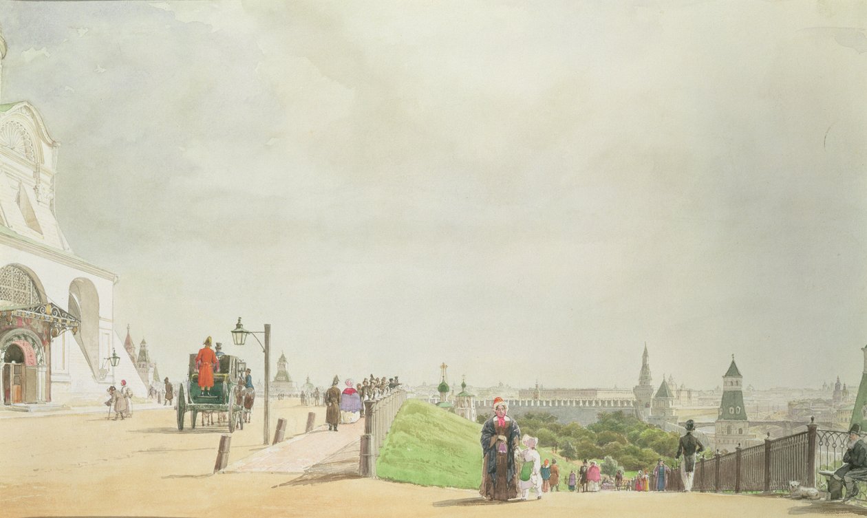 Kreml, Moskva, 1839 af Johann Philipp Eduard Gartner