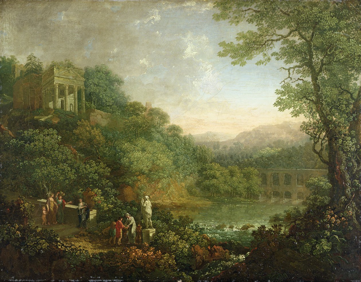 Ideallandskab, 1776 af Johann Sebastian Bach