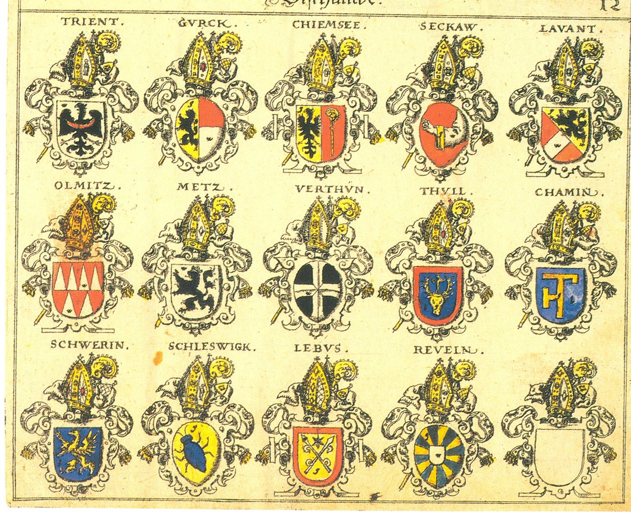 Våbenskjold fra Verdun stift af Johann Siebmacher