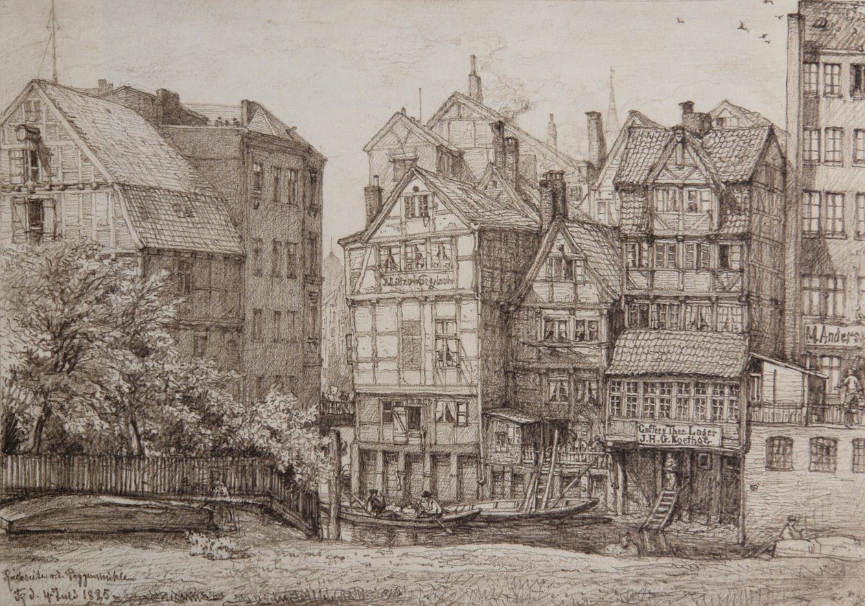 Øjeblikke fra en by af Johann Theobald Riefesell