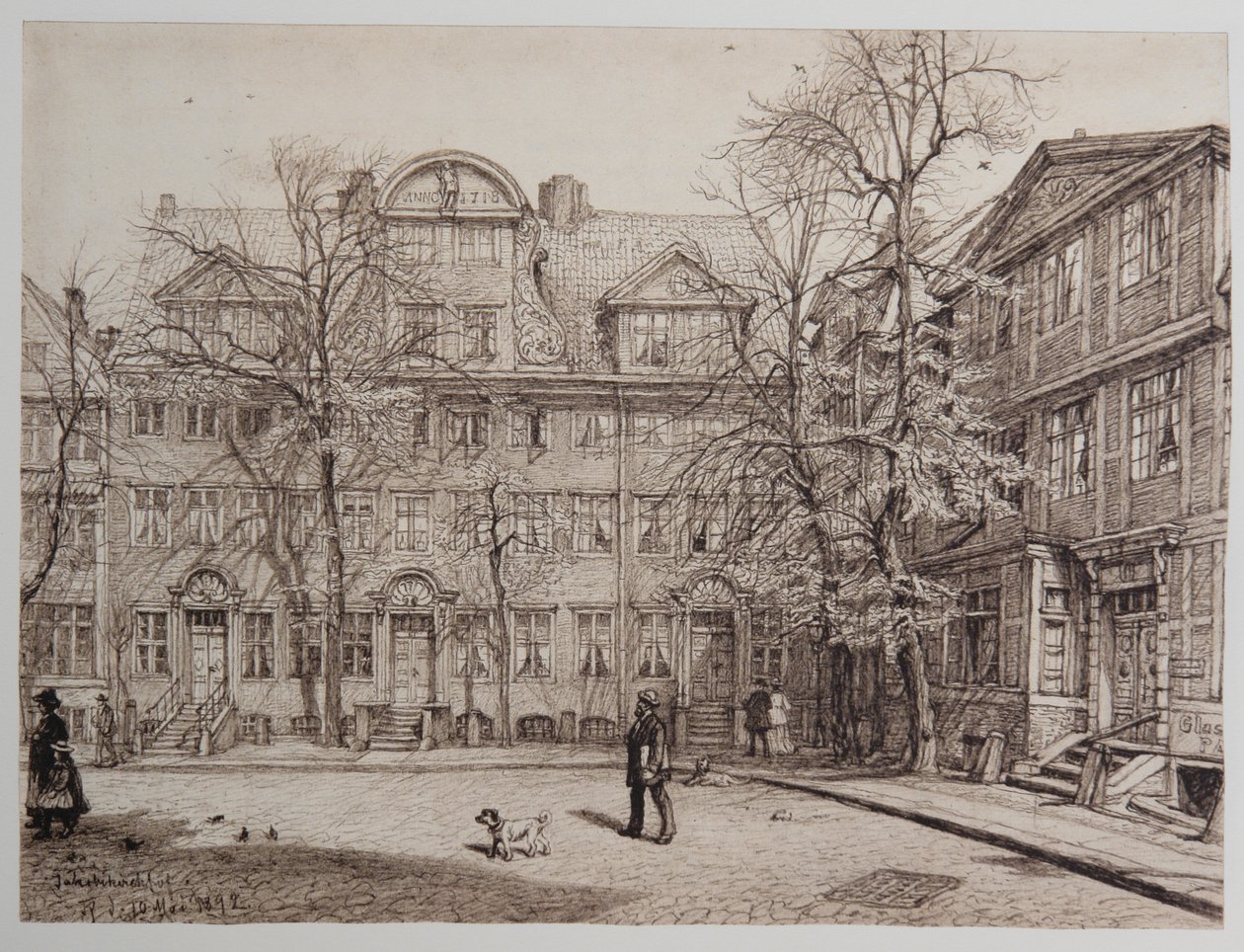 Jakobikirchhof-15-22 af Johann Theobald Riefesell