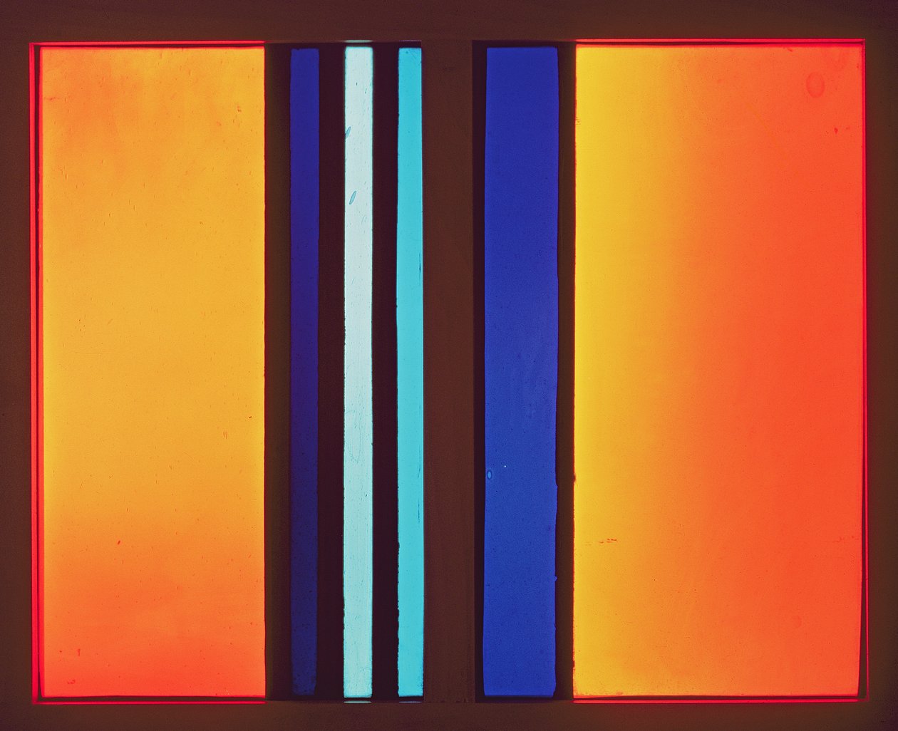 Orange, 1931 (farvet glas) af Johan Thorn Prikker