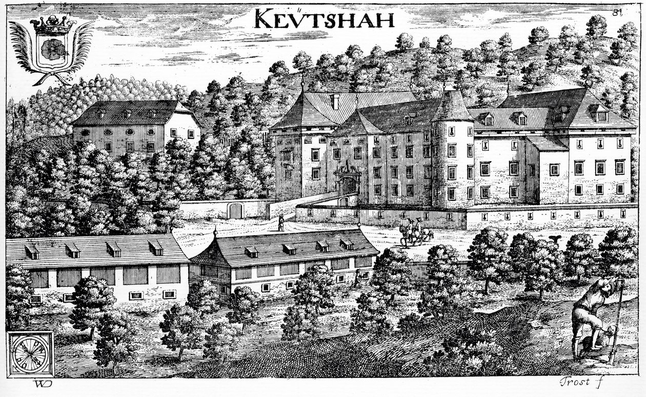 Slot Keutschach i Karinthien af Johann Weikhard von Valvasor