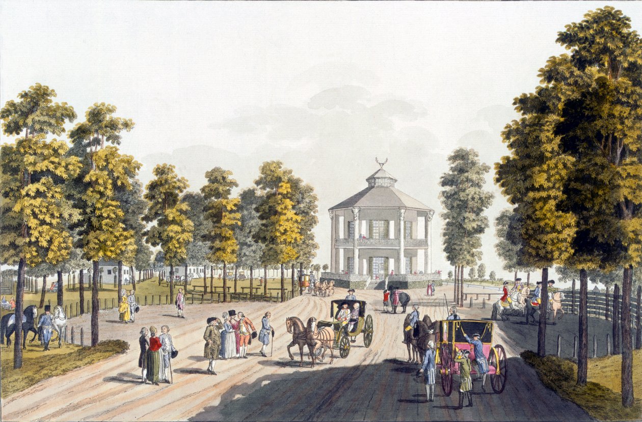 Sommerhuset i Prater, Wien, 1792 af Johann Ziegler