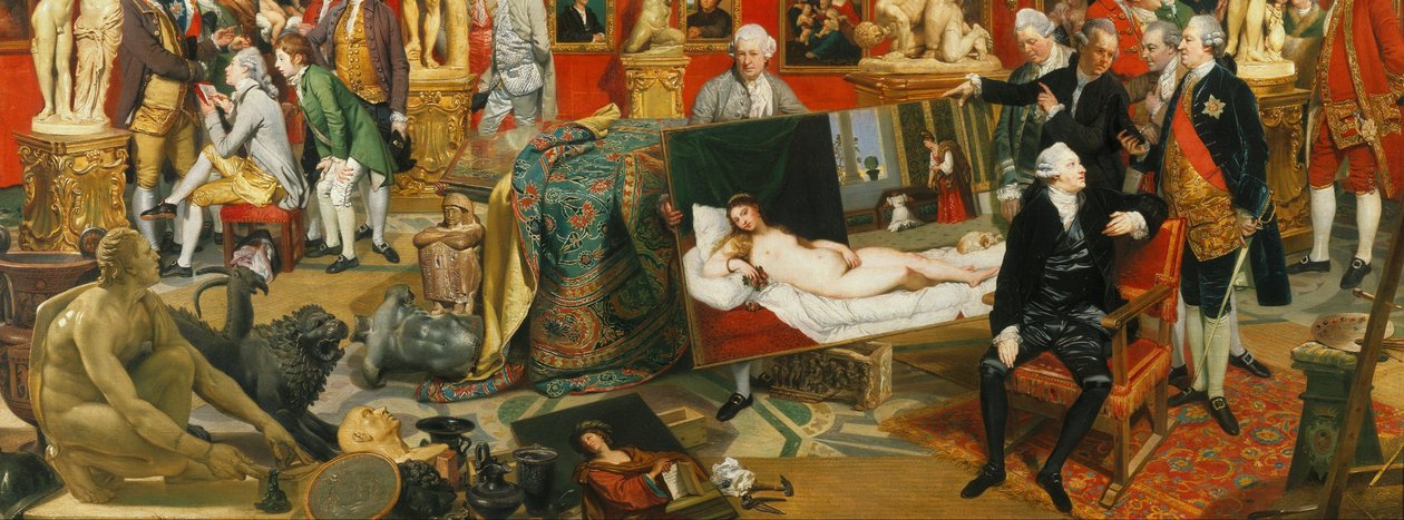 Tribuna af Uffizi af Johan Joseph Zoffany