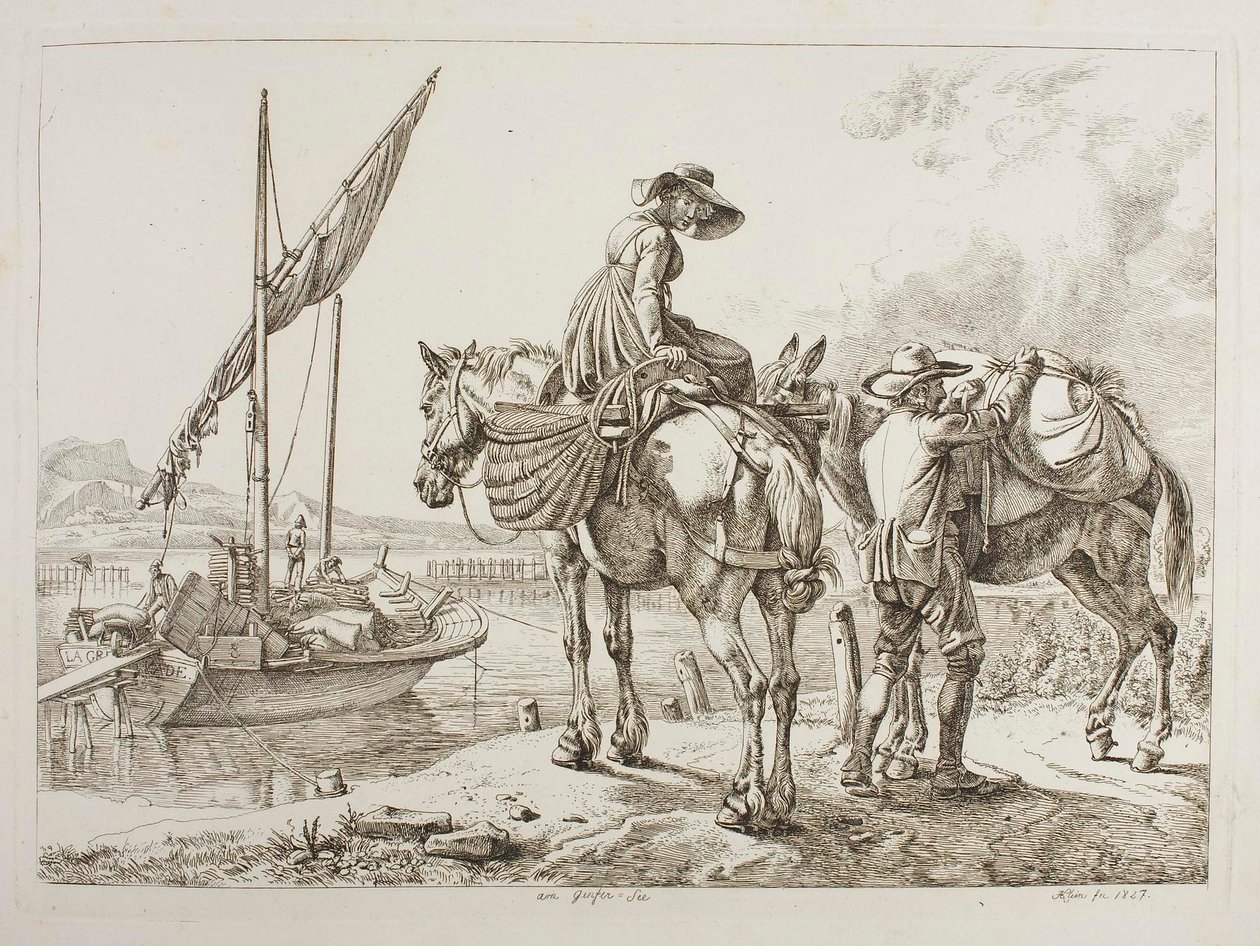 Ved Ginfer-søen af Johann Adam Klein
