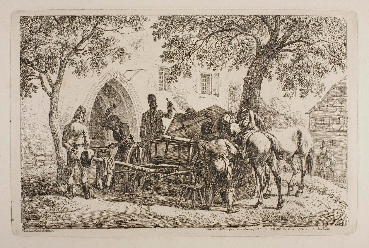 Den bayerske mark-smedje af Johann Adam Klein