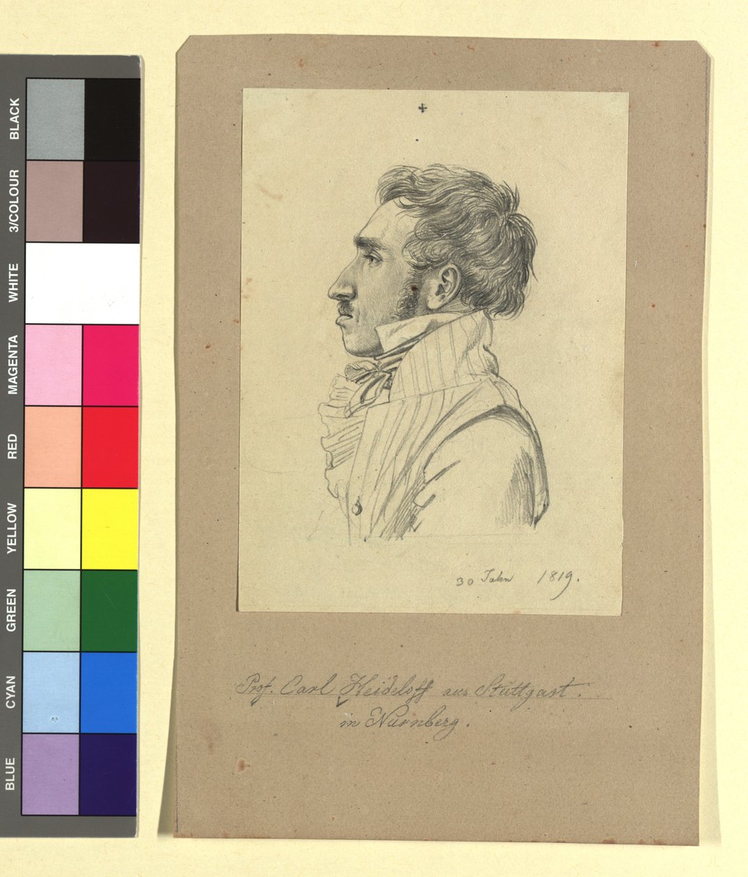 Carl Alexander von Heideloff (1789-1865), maler, arkitekt af Johann Adam Klein