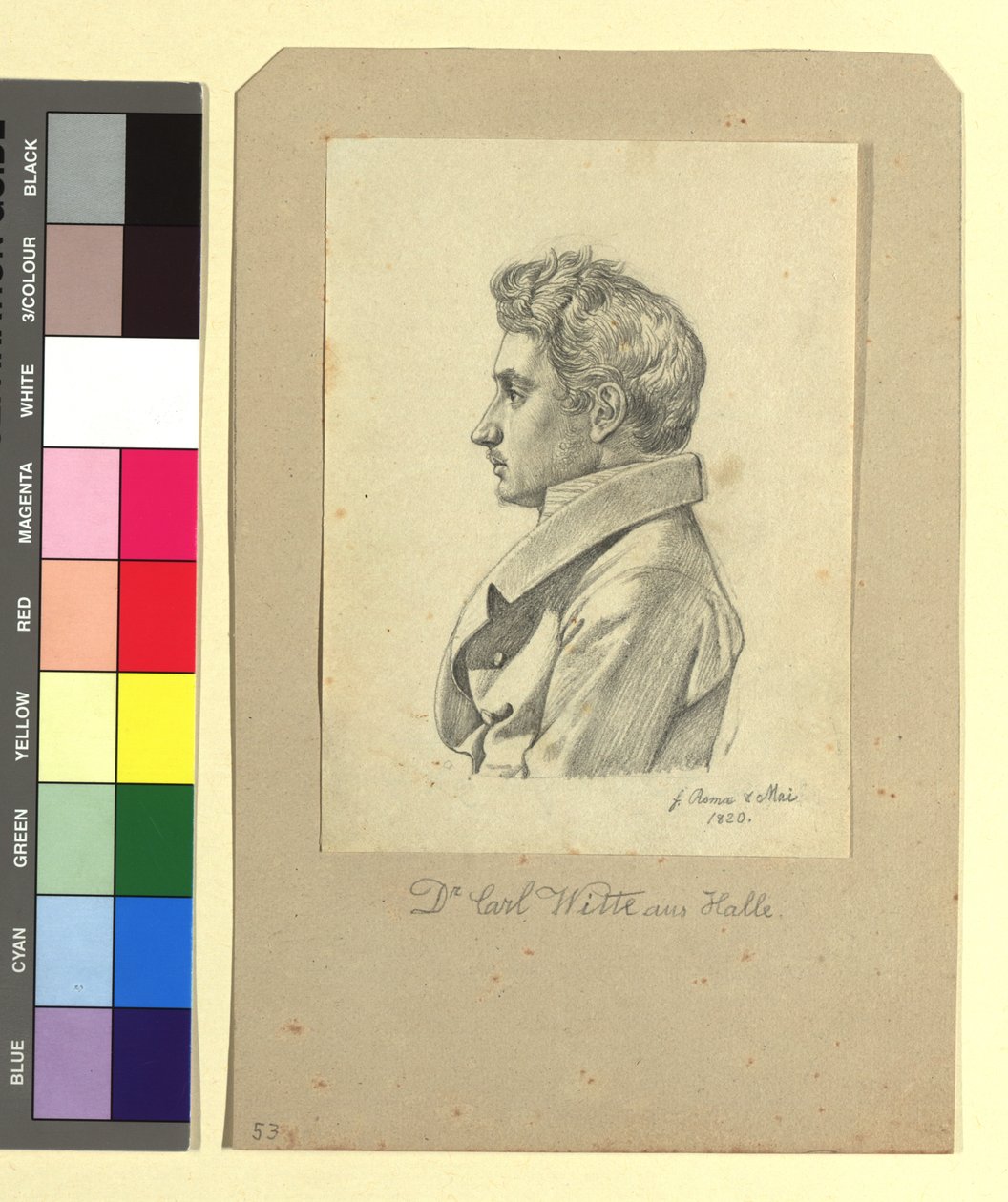 Carl Witte (Dr. jur. et phil., 1800-1883), digter af Johann Adam Klein