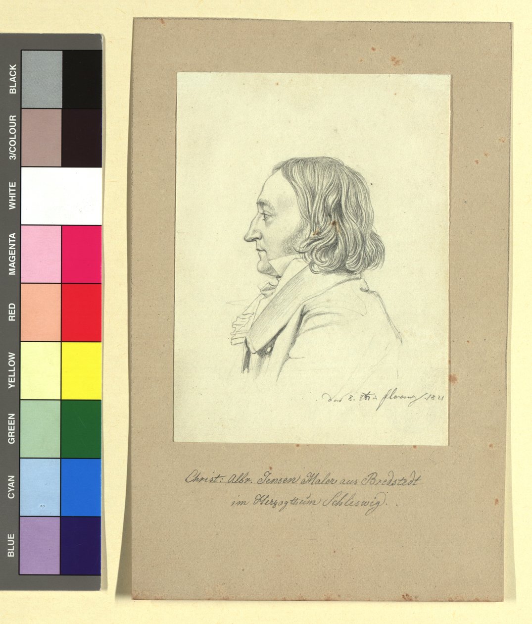 Christian Albrecht Jensen (1792-1870), maler af Johann Adam Klein