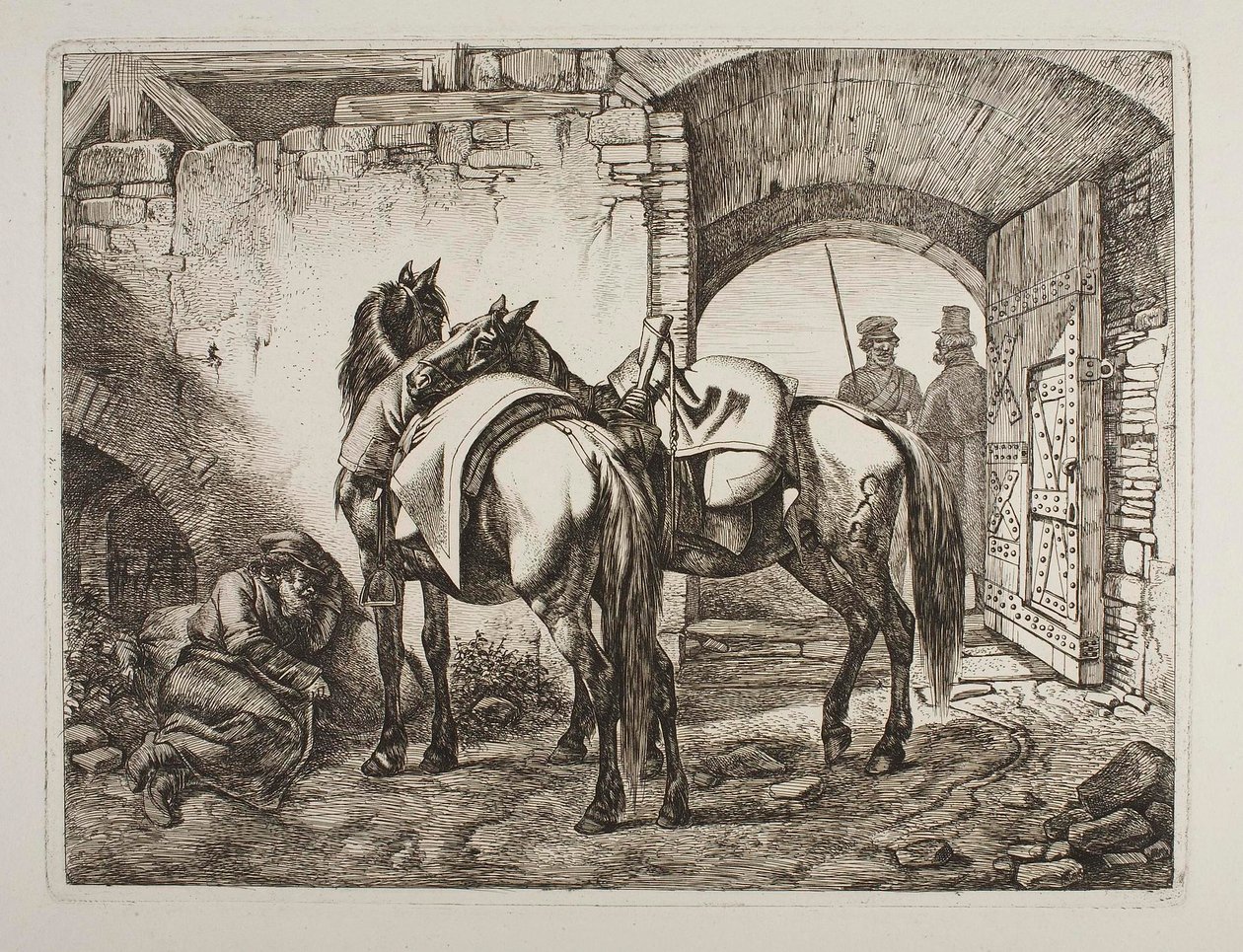 Kosakheste af Johann Adam Klein