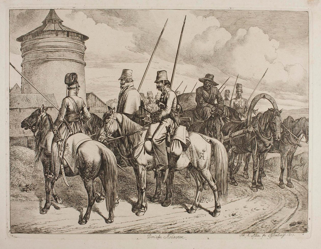 Don-kosakkerne af Johann Adam Klein