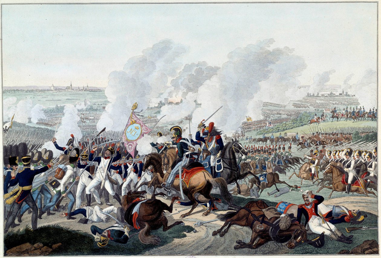 Første imperium: Slaget ved Leipzig af Johann Adam Klein