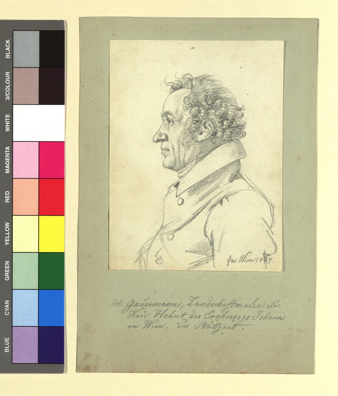 Jakob Gauermann (1773–1843), maler af Johann Adam Klein