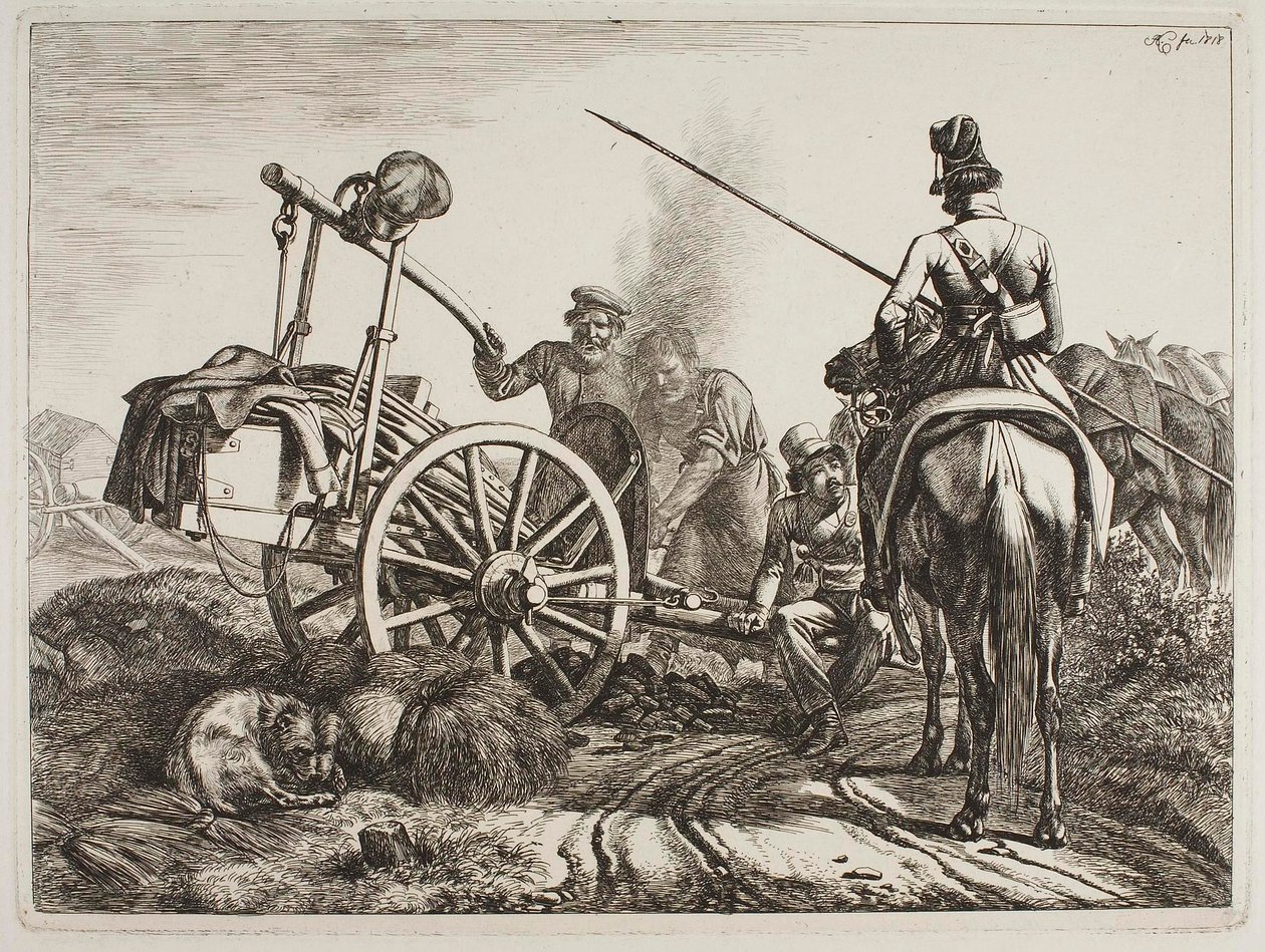 Russisk feltsmedje af Johann Adam Klein