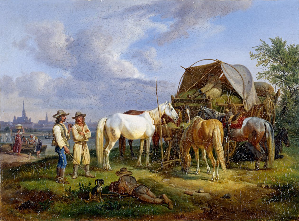 Ungarske kuske af Johann Adam Klein