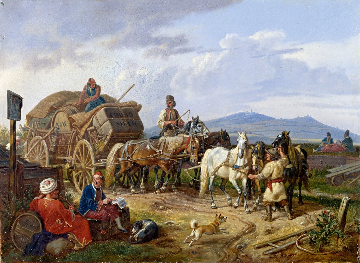 Valakisk fragtvogn af Johann Adam Klein