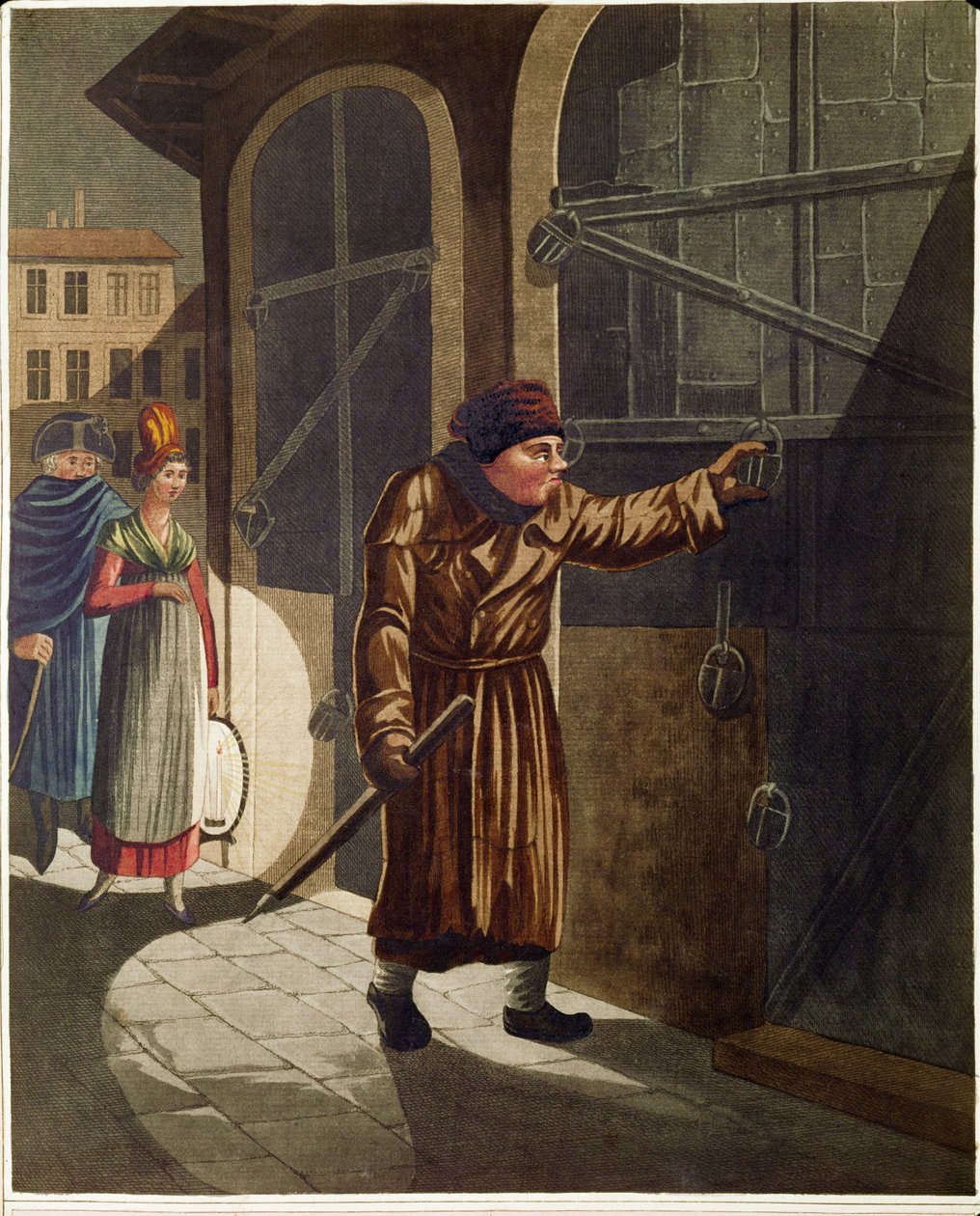 Nattevagten, fra en række wienertyper ... af Johann Adolph Opitz