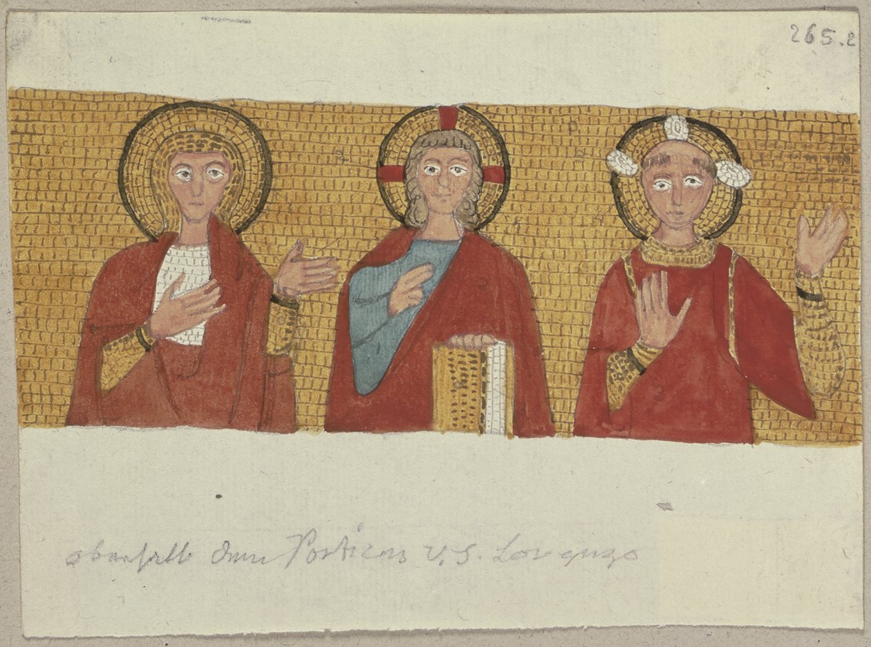 Aus: Sammlung von Umrissen und Durchzeichnungen, Band 1, Blatt 100 af Johann Anton Ramboux