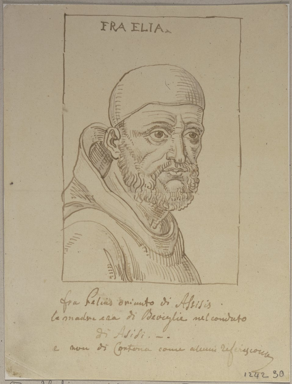 Fra: Samling af skitser og tegninger, bind 2, ark 111 af Johann Anton Ramboux