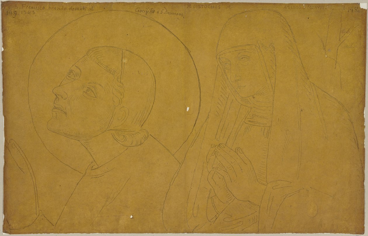Aus: Sammlung von Umrissen und Durchzeichnungen, Band 3, Blatt 102 af Johann Anton Ramboux