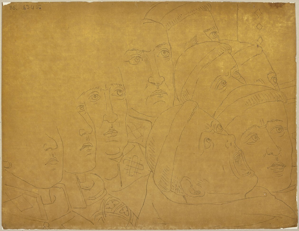 Fra: Samling af konturer og gennemtegninger, bind 5, blad 27 af Johann Anton Ramboux