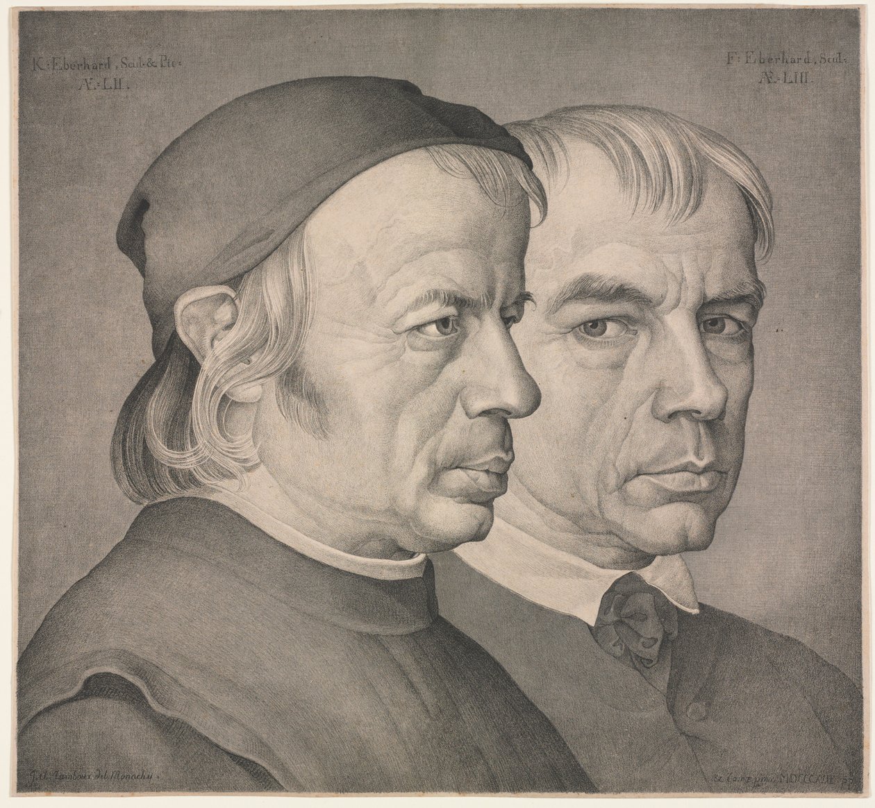 Brødrene Eberhard af Johann Anton Ramboux