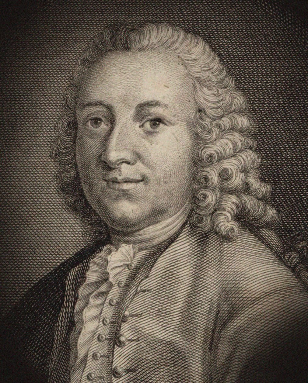 Portræt af komponisten Frantisek Tuma 1704-1774, 1770. af Johann Balzer