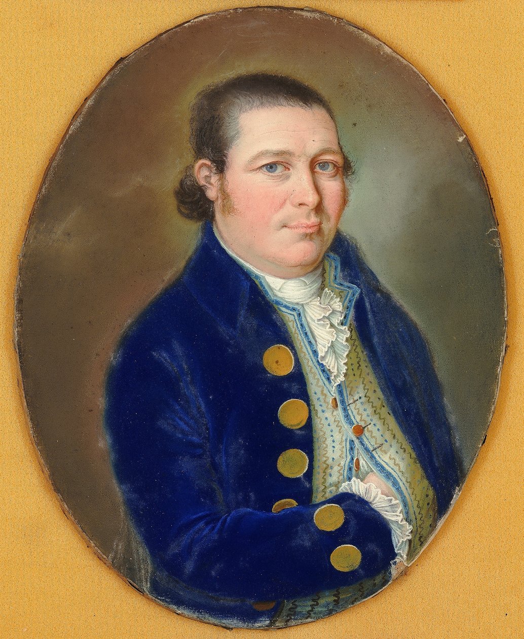 Portræt af kaptajn Robert Kermit af Johann Baptist Hirschmann