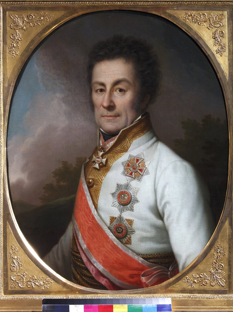 Le general Johan von Klenau und Janowitz - Portræt af general Johann Graf von Klenau (1758-1819) - Johann Baptist von Lampi, den yngre (1775-1837). Olie på lærred af Johann Baptist II Lampi