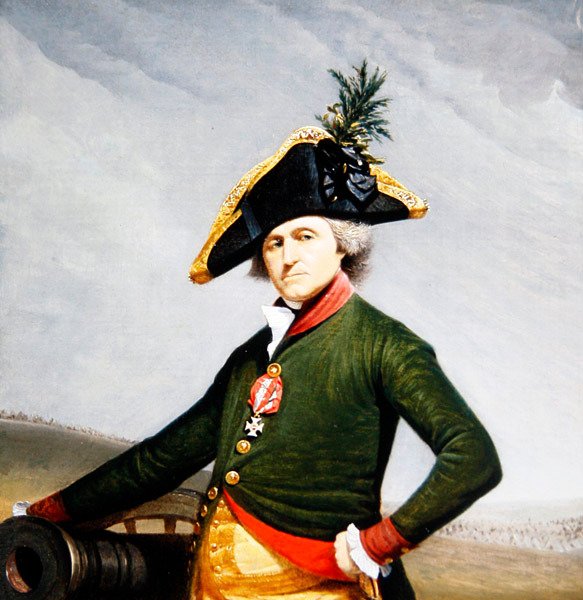 Portræt af Baron de Pfortzheim (olie på lærred) af Johann Baptist II Lampi