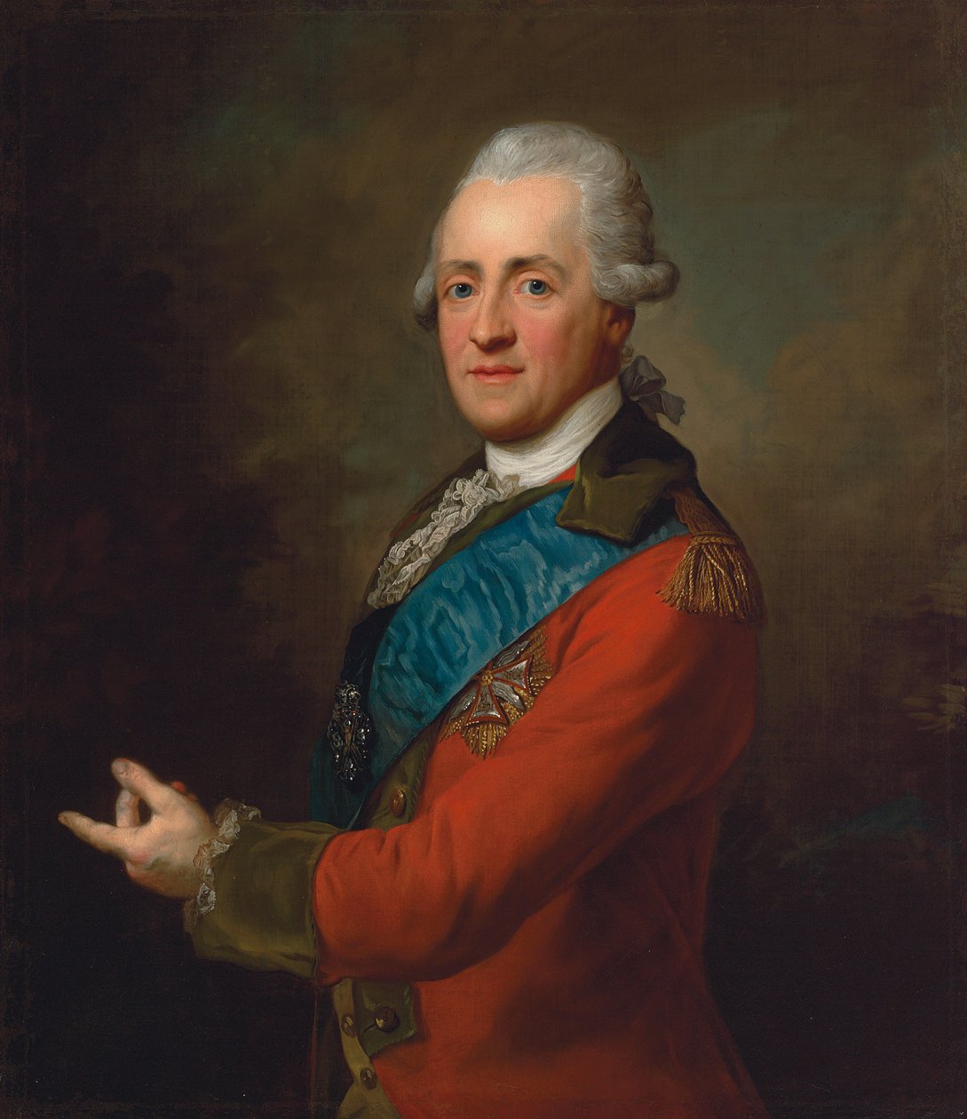 Portræt af prins Stanislaw Poniatowski af Johann Baptist Edler von Lampi