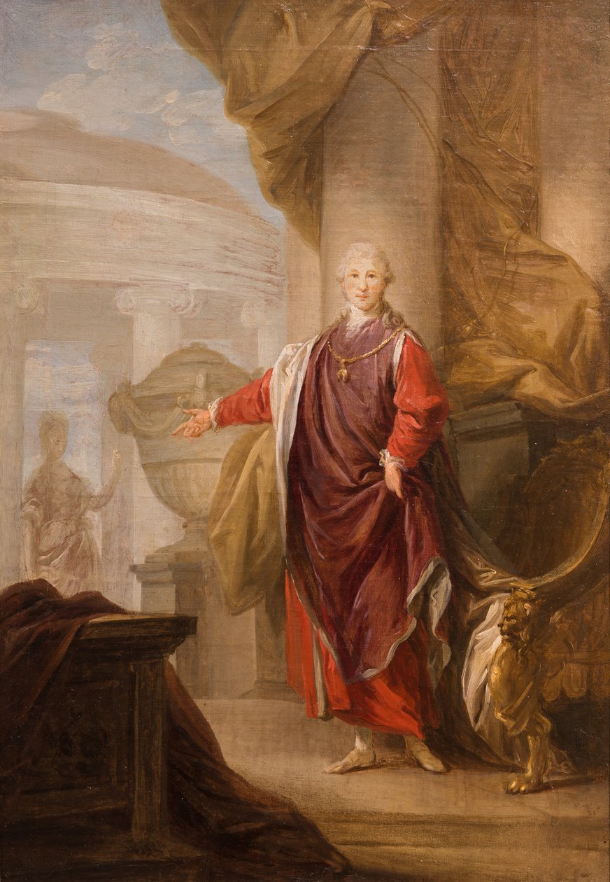 Portræt af Wenzel Anton, prins af Kaunitz-Rietberg af Johann Baptist I Lampi