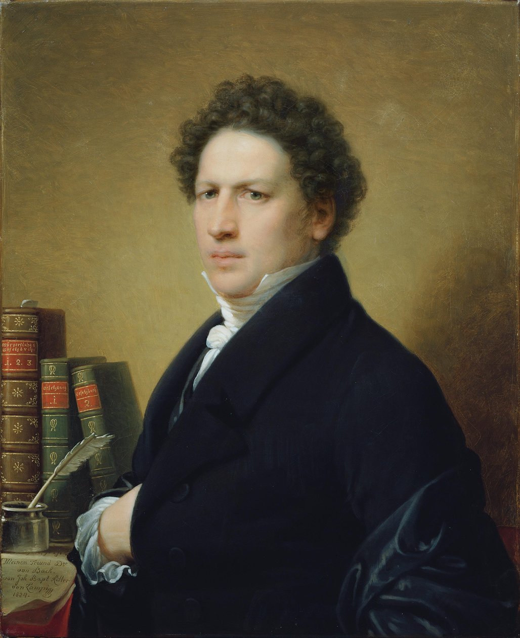 Dr. von Bach af Johann Baptist Lampi d. Ä.