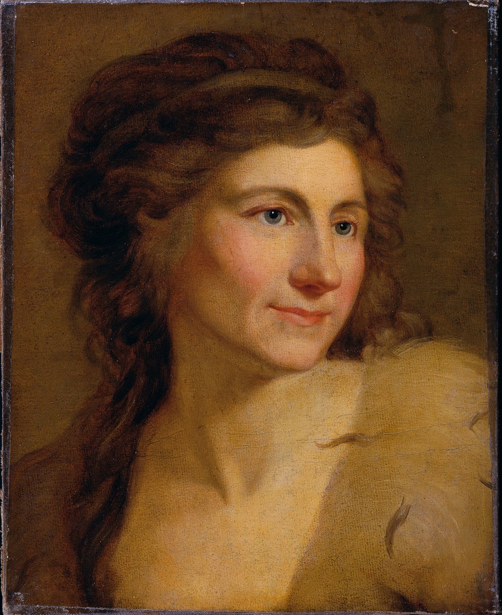 kvinde portræt af Johann Baptist Lampi d. Ä.