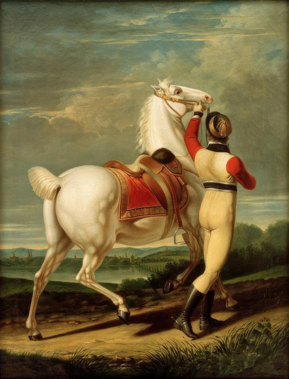 Yndlingshest af Friedrich II af Württemberg af Johann Baptist Seele