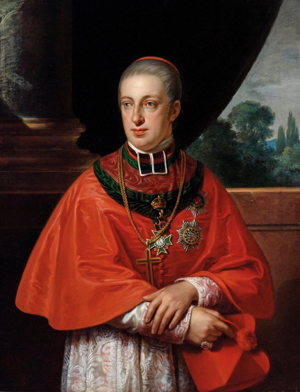 Ærkehertug Rudolf af Østrig 1788-1831. af Johann Baptist von Lampi the Elder