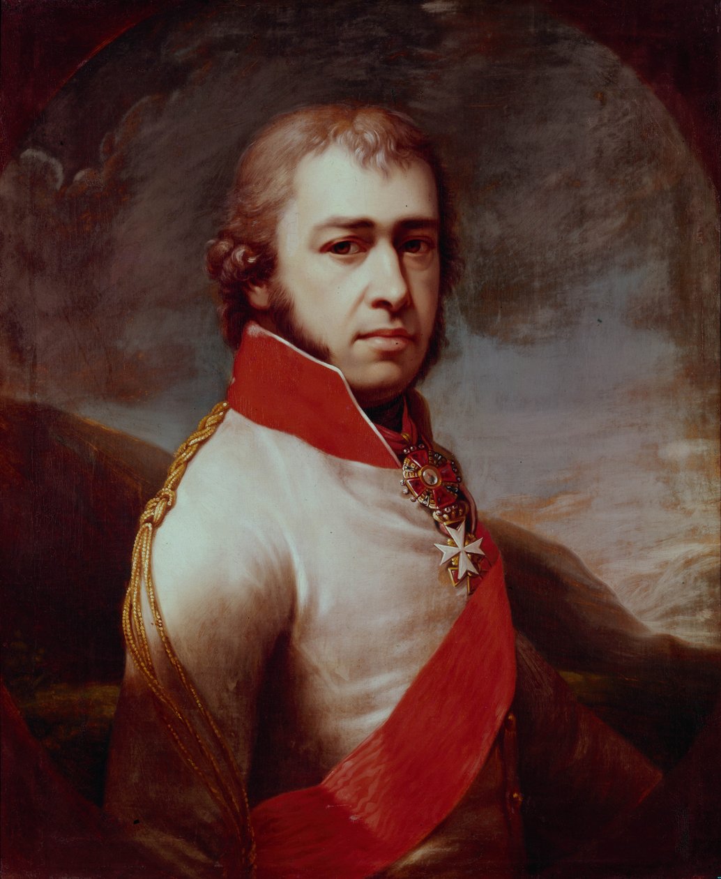 Portræt af grev Boris Vladimirovich Golitsyn 1769-1813, 1797 af Johann Baptist von Lampi the Elder