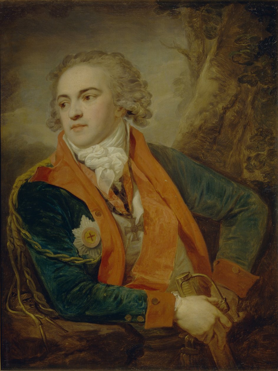 Portræt af grev Stepan Stepanovich Apraksin 1757-1827, 1793 af Johann Baptist von Lampi the Elder
