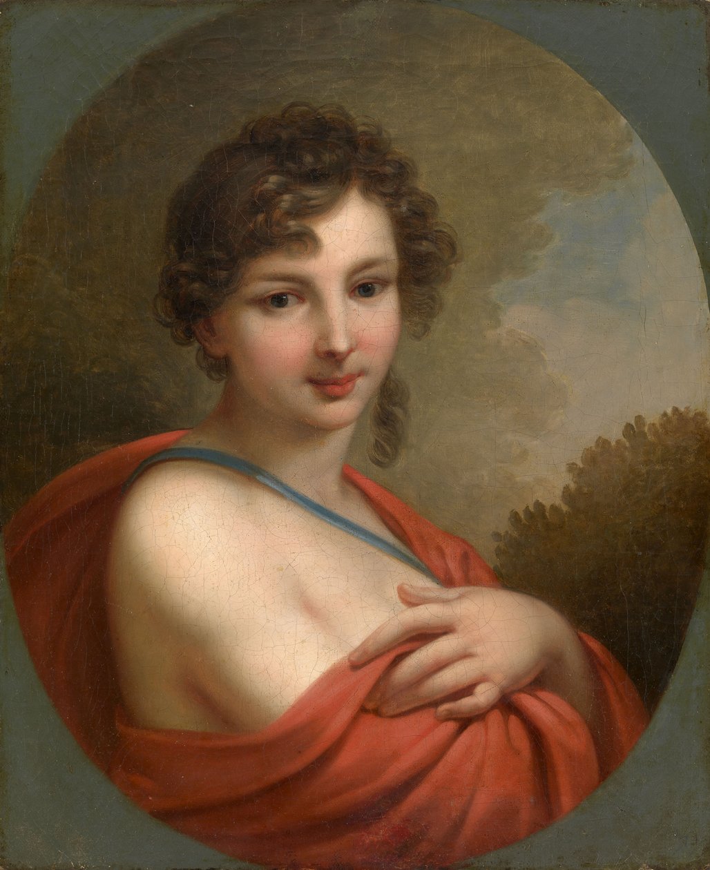 Portræt af Elena Naryshkina 17851855, 1800 af Johann Baptist von Lampi the Elder