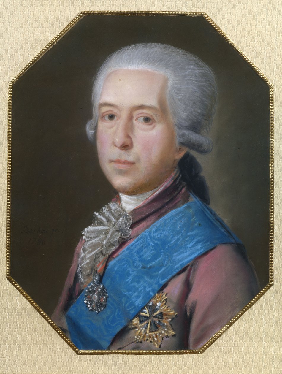 Portræt af grev Mikhail Mikhailovich Golitsyn 1731-1806, 1786 af Johann Bardou