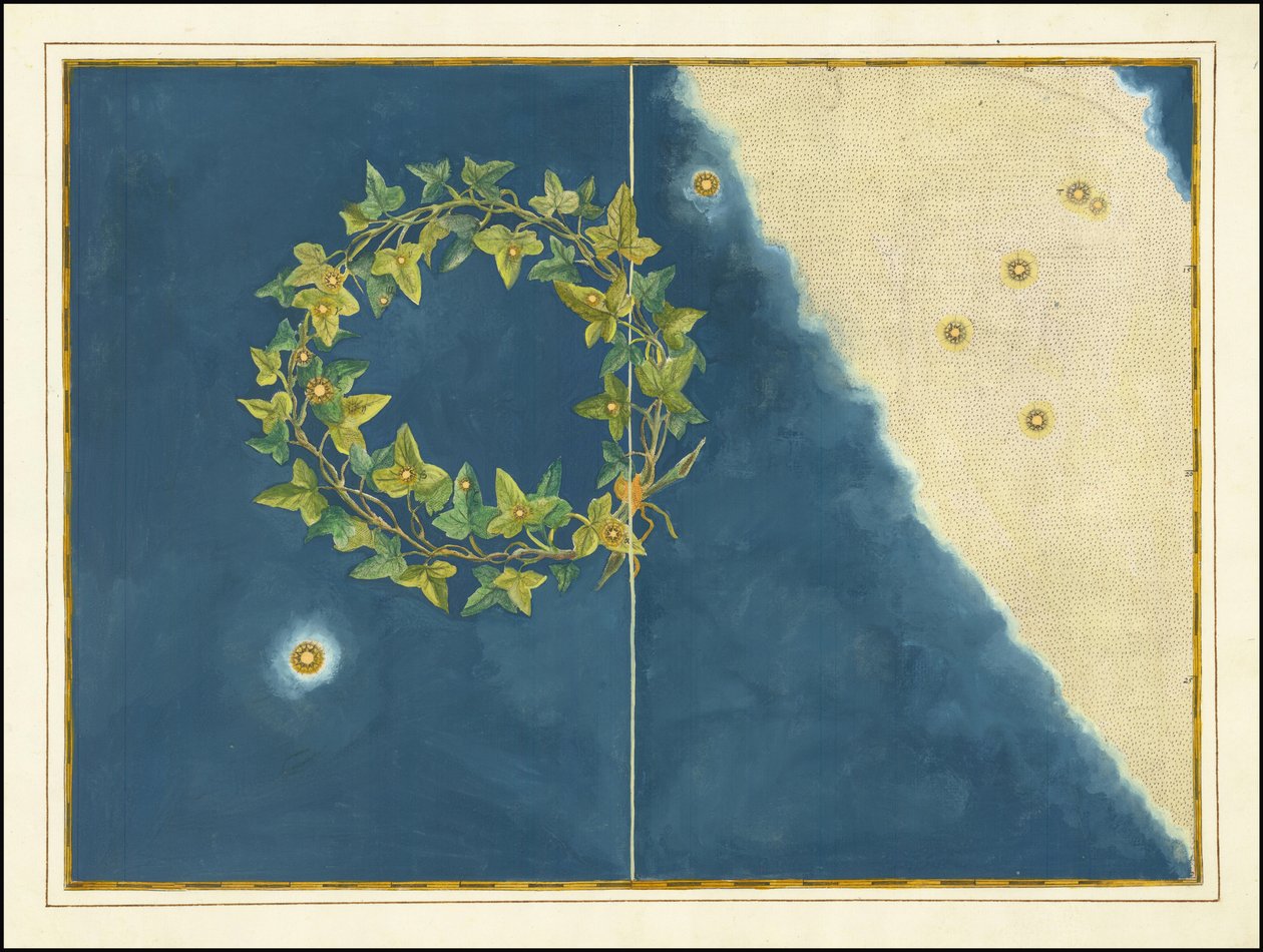Johann Bayer - Corona Meridionalis af Johann Bayer