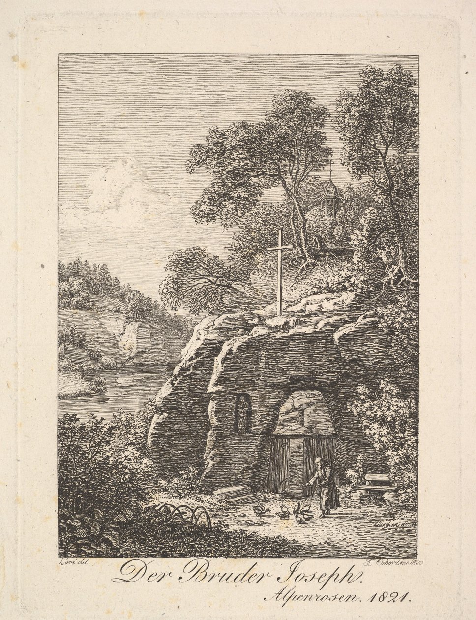 Broder Joseph i Alperne, 1820. af Johann Christian Erhard