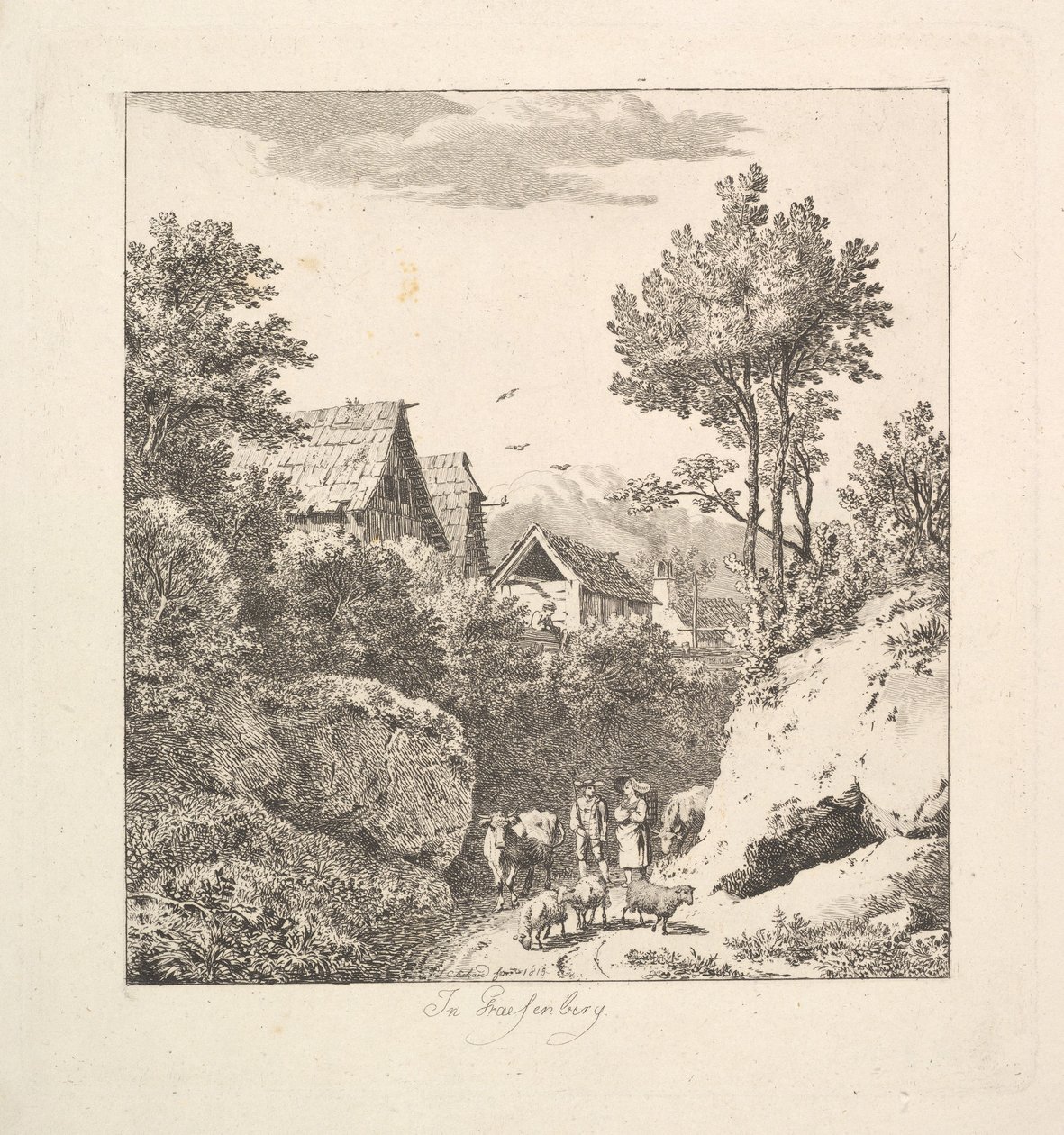I Regenberg, 1815. af Johann Christian Erhard