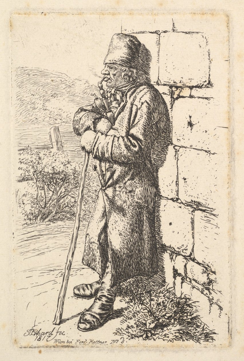 Tobaksrygeren, 1817. af Johann Christian Erhard
