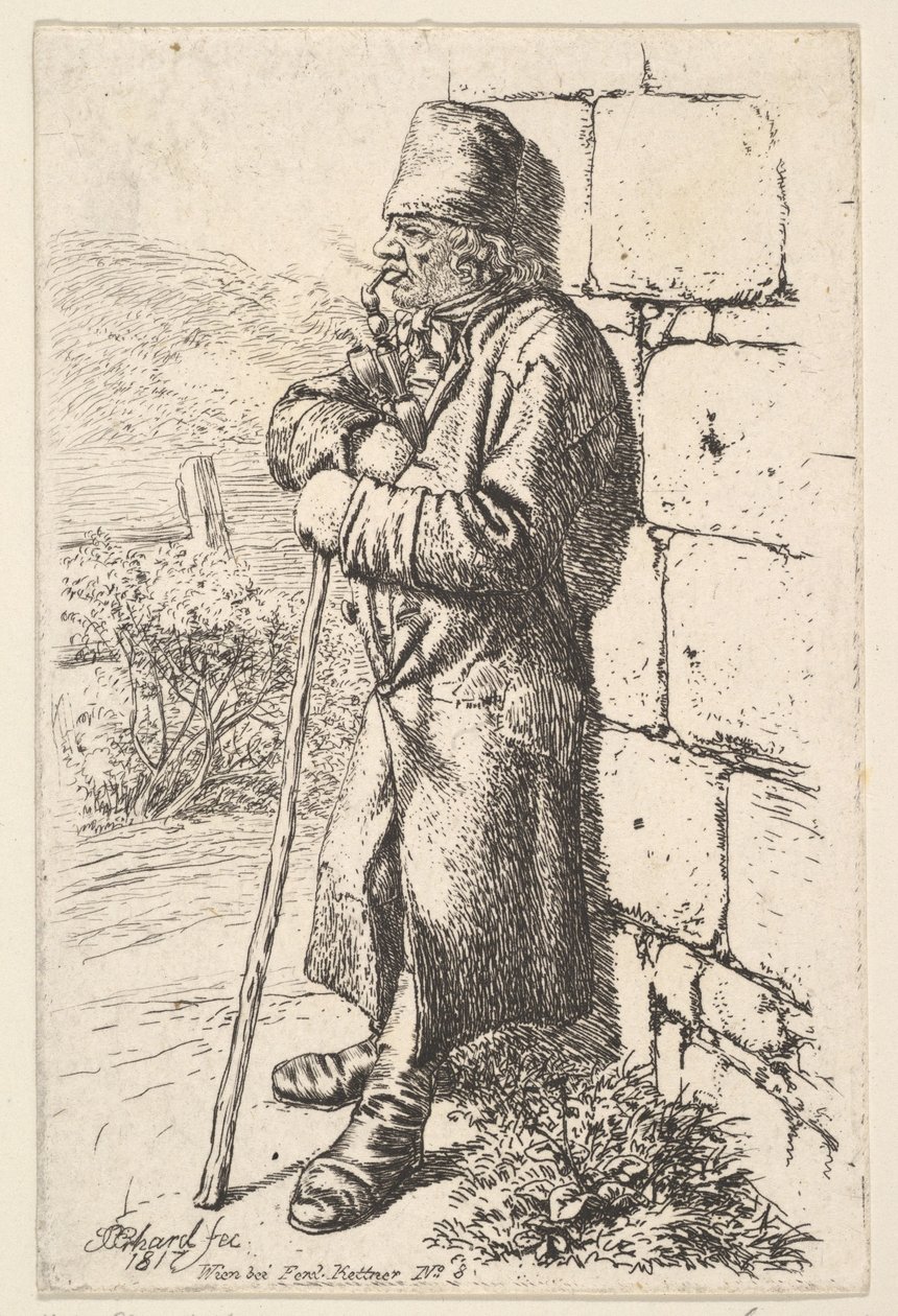 Tobaksrygeren, 1817. af Johann Christian Erhard
