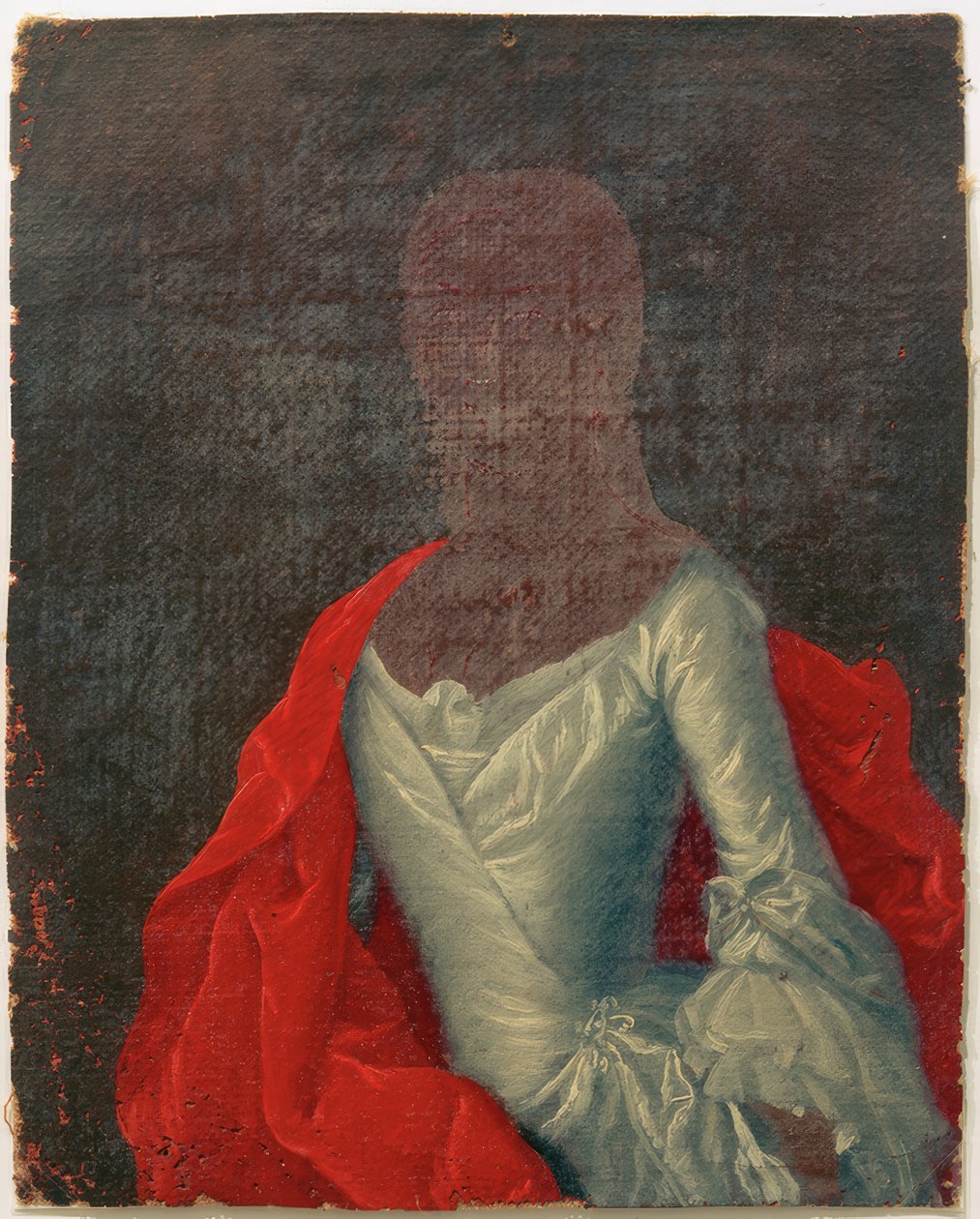 Kostumestudie af en dame af Johann Christian Fiedler