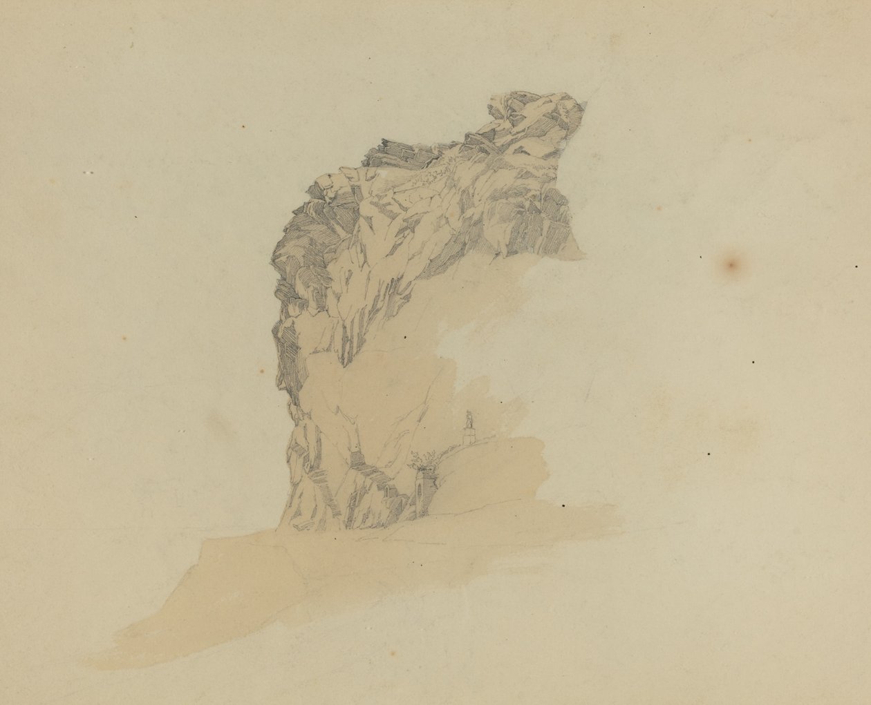 Studie af klipper af Johann Christian Heerdt